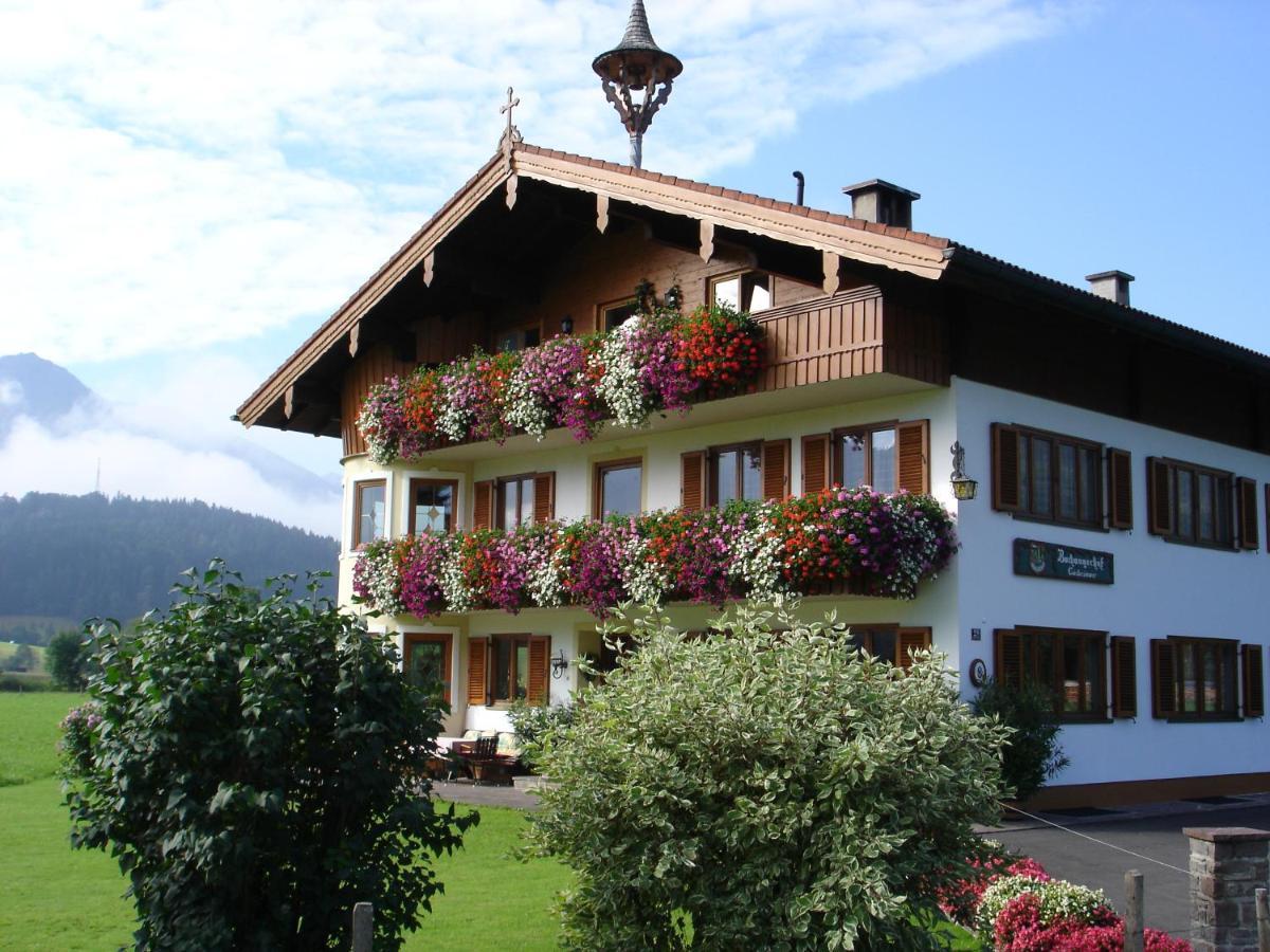 Bio-Bauernhof Bachangerhof Kössen Extérieur photo