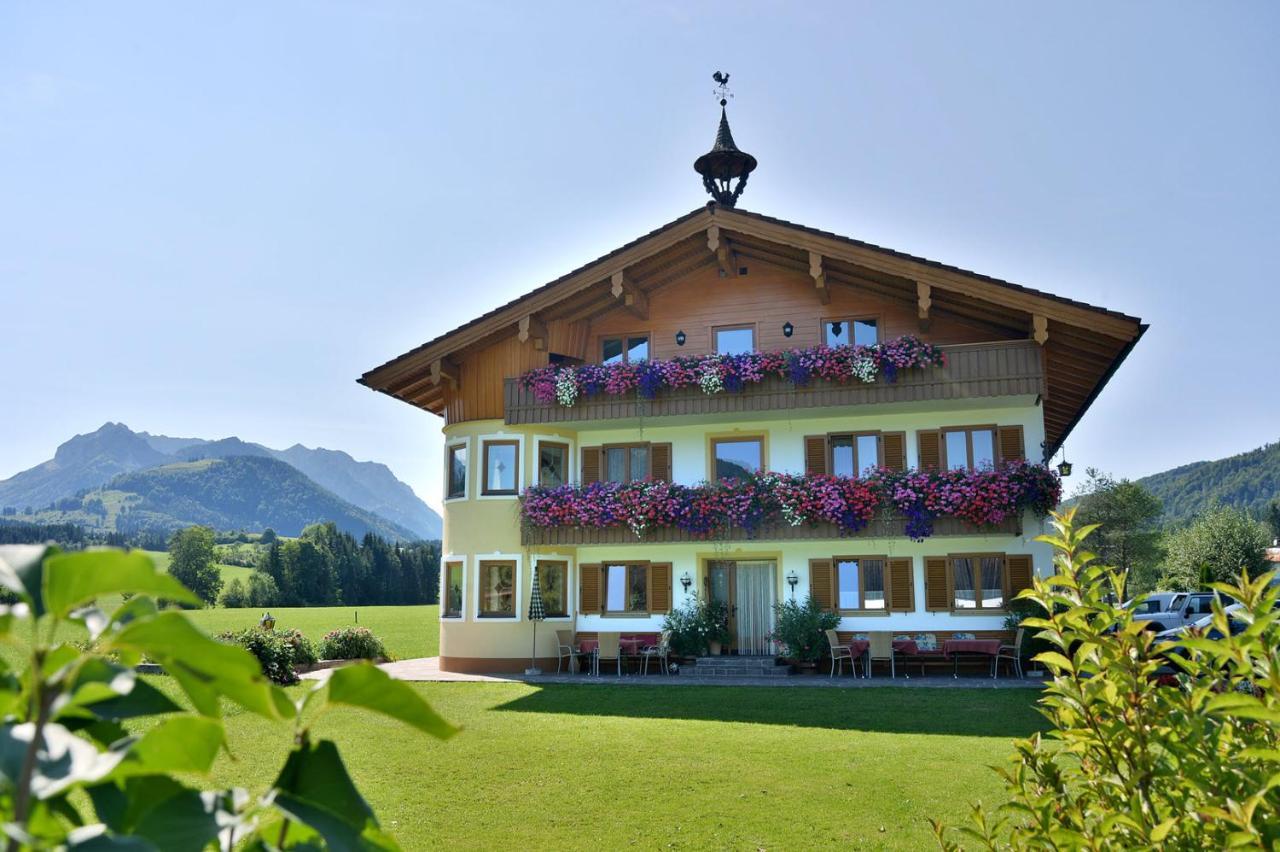 Bio-Bauernhof Bachangerhof Kössen Extérieur photo