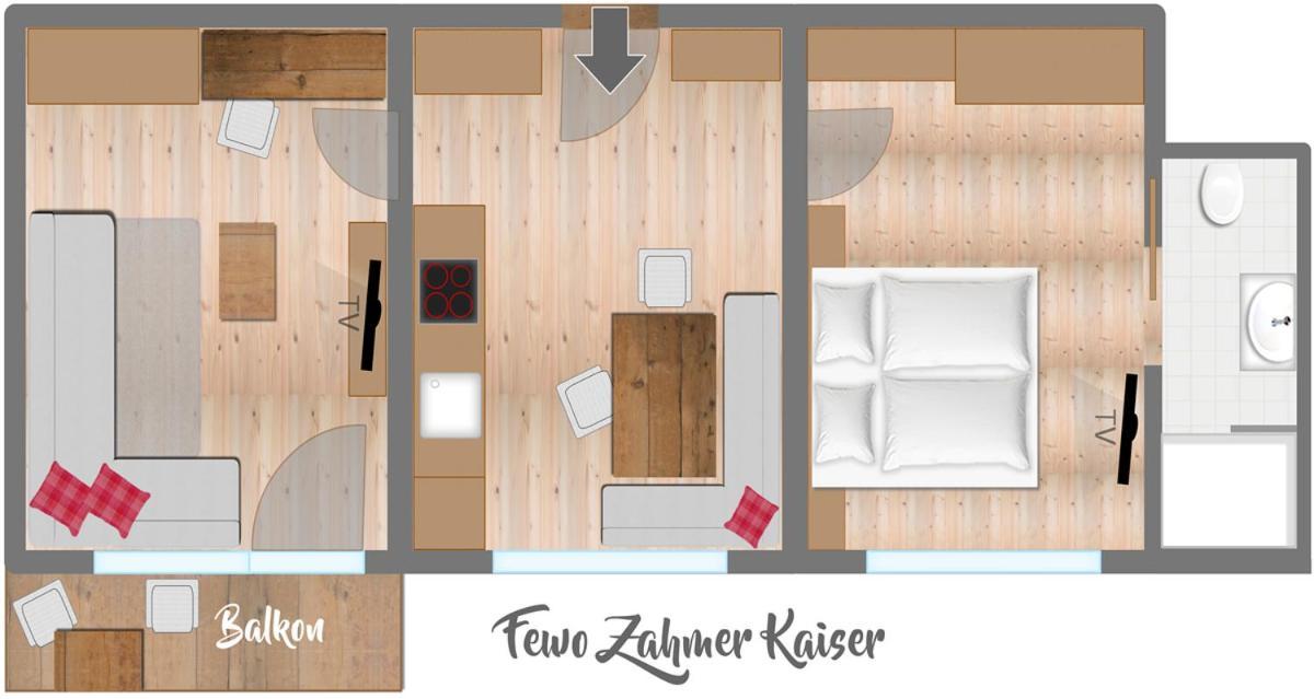 Bio-Bauernhof Bachangerhof Kössen Extérieur photo